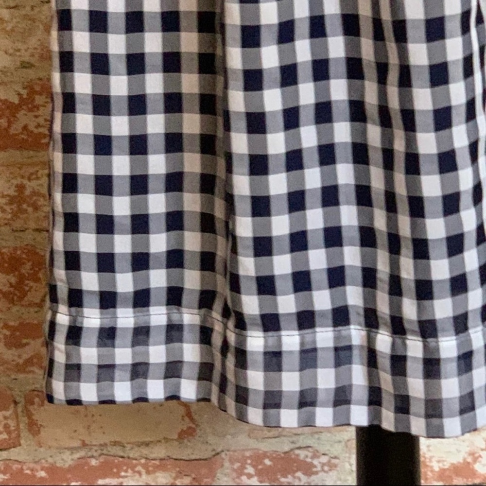 GAP Skirt Gingham Blue White Size 12 - Picture 6 of 9